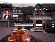 Tablet Screenshot of barbarawest.com